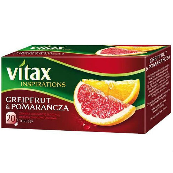 Herbata Vitax pomarańcza grejpfrut