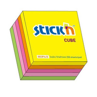 Karteczki samoprzylepne Stick`n 51x51mm 250k mix