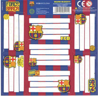 Naklejki na zeszyty FC Barcelona