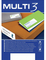 Etykiety samoprzylepne Multi 3 uniwersalne białe średnica 117mm