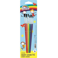 Pędzelki do farb 1-6 6 sztuk Fiorello