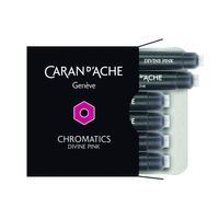 Naboje do pióra Caran d`Ache Chromatics różowy