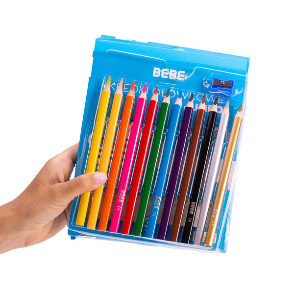 Kredki ołówkowe 12 kolorów Jumbo BB Kids
