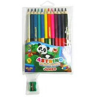 Kredki Astra Astrino Jumbo dwustronne 12/24 kolory