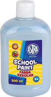 Farba plakatowa w butelce 500ml błękitna Astra