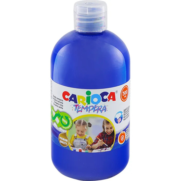 Farba Carioca tempera N 500 ml granatowa