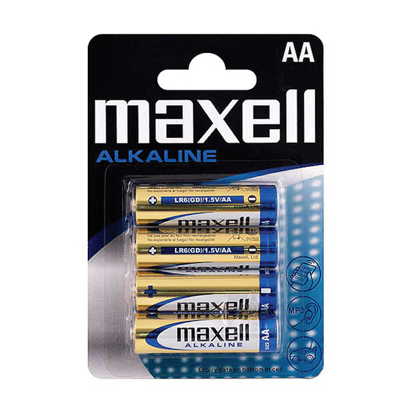 Baterie AA LR6 1.5V Maxell (4 szt.)