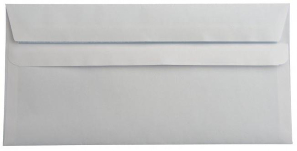 Koperty DL (110x220 mm) białe SK - 1000 sztuk