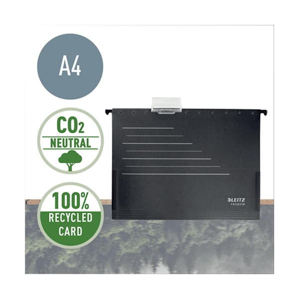 Teczka zawieszkowa z boczkami neutralna pod względem emisji CO2 Letiz Alpha Recycle