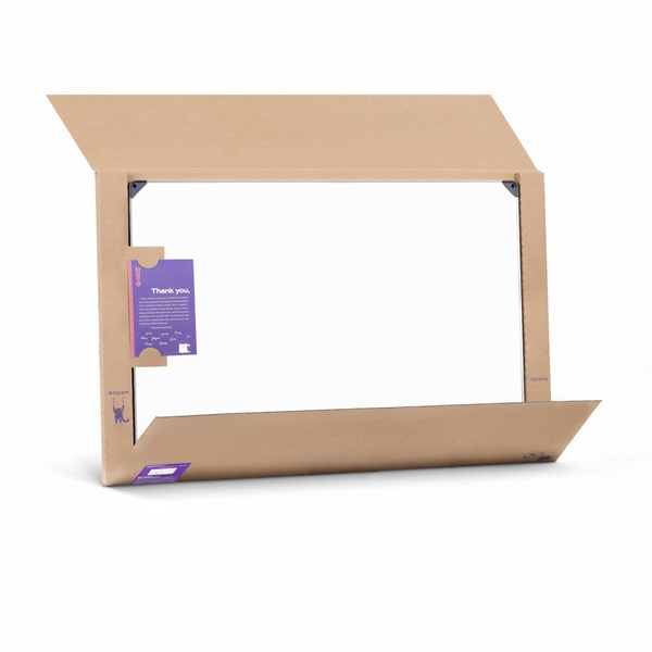 Tablica suchościeralna magnetyczna w ramie aluminiowej 90x60 cm Memobe Idea