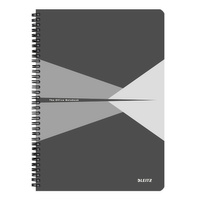 Notatnik A4 w kratkę 90 kartek Leitz Office szary