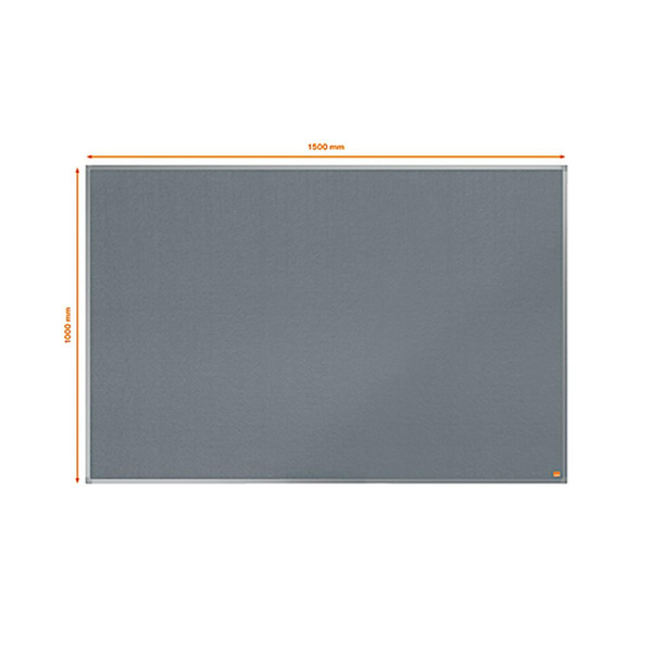 Tablica filcowa 150x100cm Nobo Essence szary