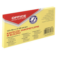Karteczki samoprzylepne 127x76mm Office Products