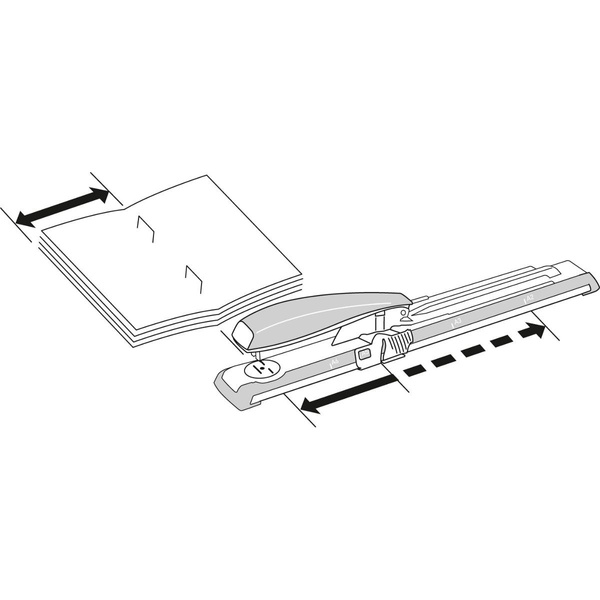 Zszywacz długoramienny Leitz NeXXt Series (40 kartek)