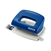 Dziurkacz biurowy Leitz mały (10 kartek) niebieski