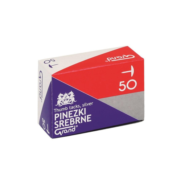 Pinezki Grand srebrne /a`50/