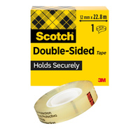 Taśma dwustronna biurowa Scotch 12mm x 22,8m