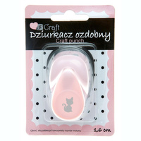 Dziurkacz ozdobny Kot 2 1,6cm Dp Craft