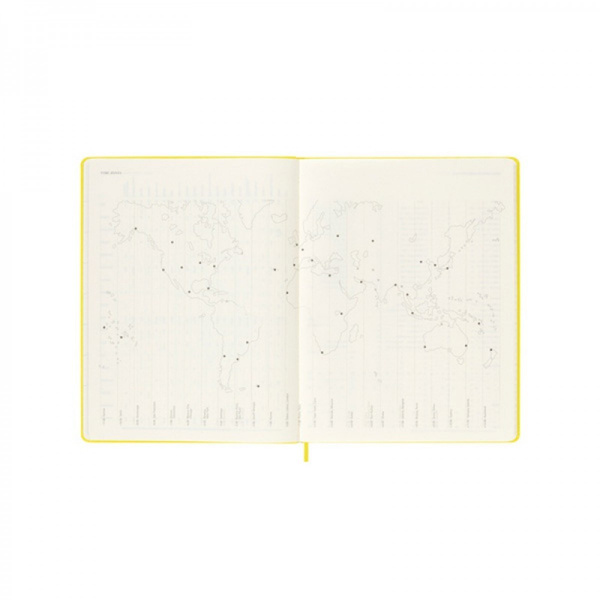 Kalendarz tygodniowy Hay Yellow XL Moleskine 2024