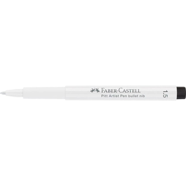 Pisak artystyczny Faber Castell Pitt Artist Pen 1.5mm biały