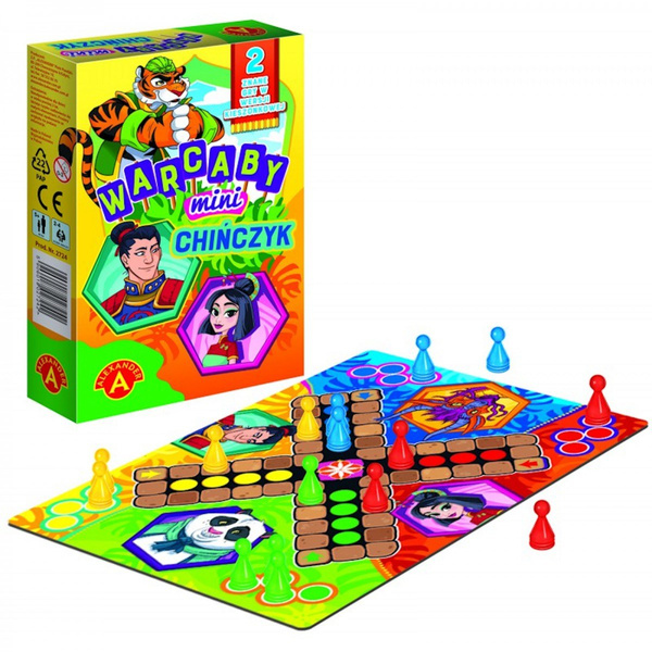 Gra Chińczyk Warcaby mini Alexander
