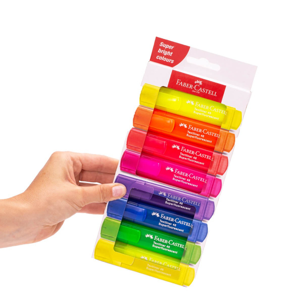 Zakreślacz neonowy Faber Castell 1546 8 kolorów