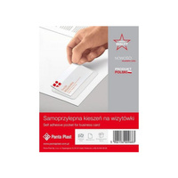 Kieszeń samoprzylepna na wizytówki 100x60 10 sztuk