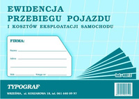Ewidencja przebiegu pojazdu i kosztów eksploatacji samochodu A5