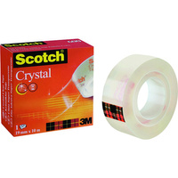 Taśma klejąca biurowa Scotch Crystal Clear 19mm x 10m