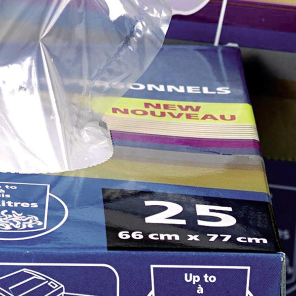 Worki na ścinki Rexel plastikowe 175l 100 sztuk