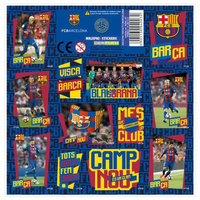 Nalepki 16x16 FC Barcelona