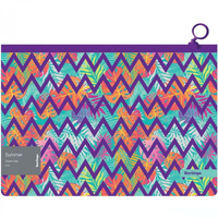 Teczka kopertowa na suwak Summer A4 motyw geometryczny