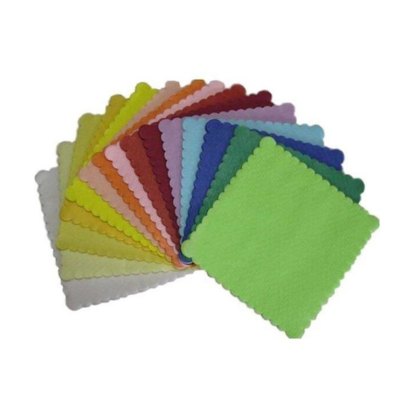Serwetki gastro ząbkowane 15x15cm 120 sztuk fioletowy jasny