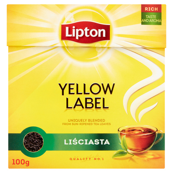 Herbata Lipton Yellow Label liściasta 100g