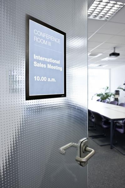 Ramka magnetyczna A4 srebrna Durable Magaframe samoprzylepna granatowy