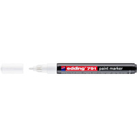 Marker lakierowy Edding końcówka okrągła 1-2mm biały
