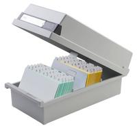 Kartoteka Han Kartei A5 z wiekiem szary