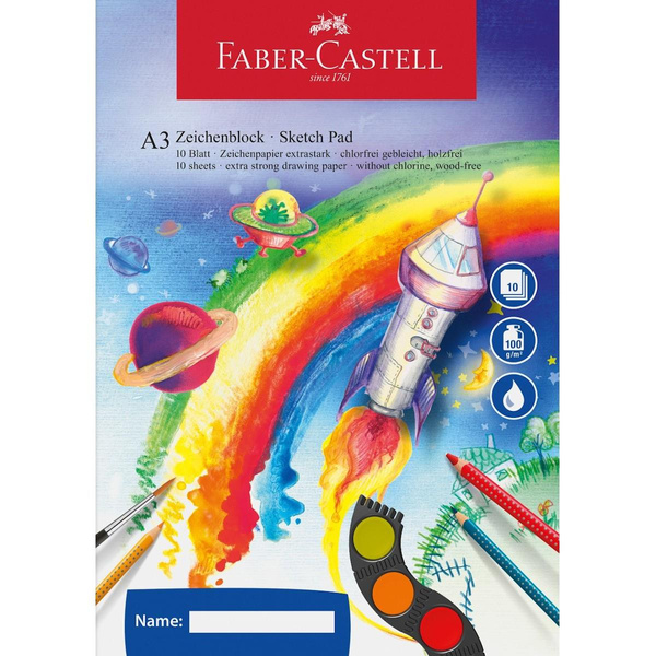 Szkicownik A3 10 arkuszy Faber Castell