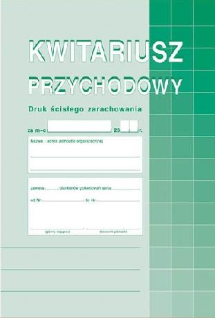 Kwestionariusz przychodowy (numerowany) A5 oryginał + 2 kopie