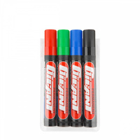 Marker permanentny Kamet Gigant końcówka okrągła zestaw 4 kolory