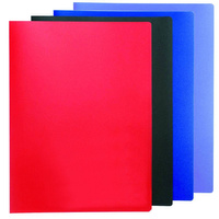 Teczka ofertowa Q-Connect A4 10 koszulek  czerwony