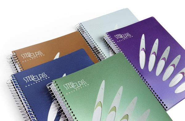 Kołonotatnik A5 150 kartek kratka Mintra Steel Class brązowy