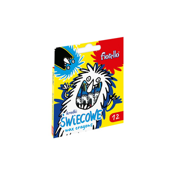 Kredki świecowe Fiorello Extra 12 kolorów