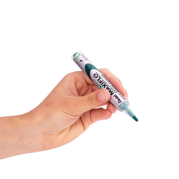 Markery suchościeralne Pentel Maxiflo MWL5S 4 kolory gąbka