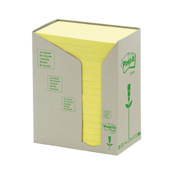 Karteczki samoprzylepne 76x127mm ekologiczne Post-it 655-1T