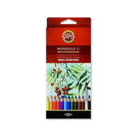 Kredki akwarelowe Koh i Noor Mondeluz 12 kolorów