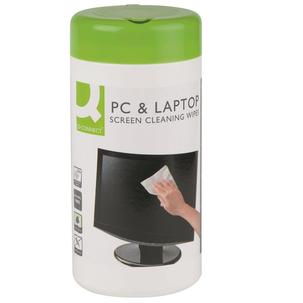 Ściereczki do czyszczenia ekranów Q-Connect w tubie