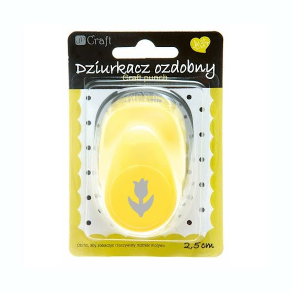 Dziurkacz ozdobny Tulipan 2,5cm Dp Craft