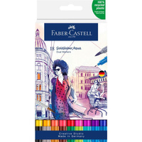 Pisak akwarelowy Faber Castell Goldfaber Aqua 18 kolorów
