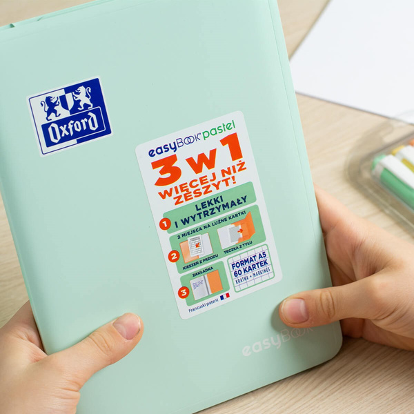 Zeszyt A5 w kratkę 60 kartek Oxford Easybook